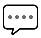 SoftBank speech balloon emoji image