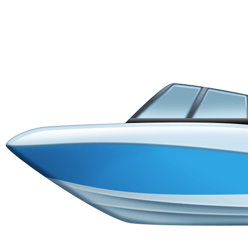 Facebook speedboat emoji image