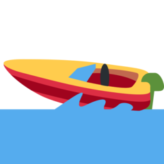 Twitter speedboat emoji image