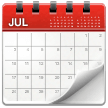 Samsung spiral calendar pad emoji image