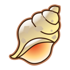 Emojidex spiral shell emoji image