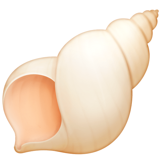 Facebook spiral shell emoji image