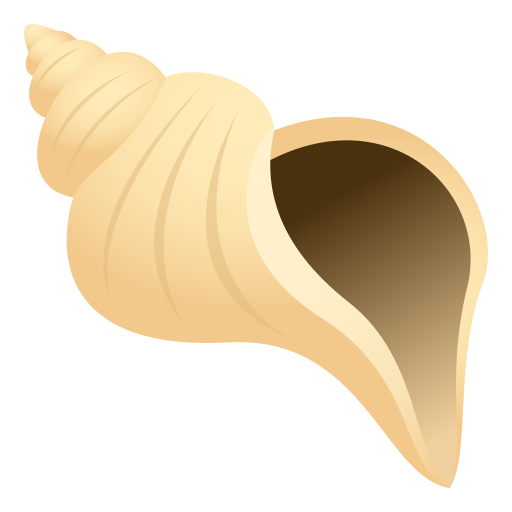 JoyPixels spiral shell emoji image