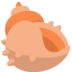 Skype spiral shell emoji image