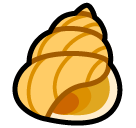 SoftBank spiral shell emoji image