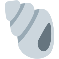 Twitter spiral shell emoji image