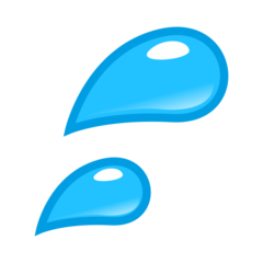 Emojidex splashing sweat symbol emoji image