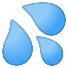 Google splashing sweat symbol emoji image