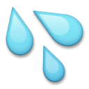 LG splashing sweat symbol emoji image