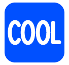 SoftBank squared cool emoji image