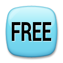 LG squared free emoji image