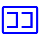 Docomo squared katakana koko emoji image