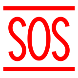 Docomo squared sos emoji image