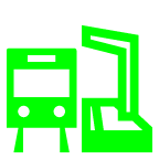 au by KDDI station emoji image
