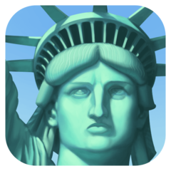 Facebook statue of liberty emoji image