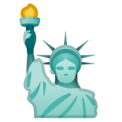 Google statue of liberty emoji image