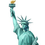 IOS/Apple statue of liberty emoji image