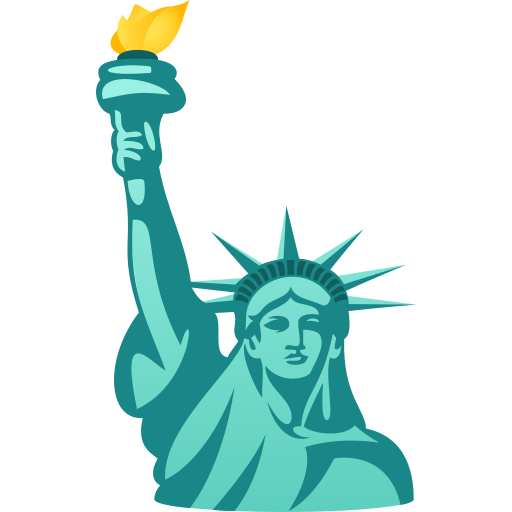 JoyPixels statue of liberty emoji image