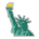 Sony Playstation statue of liberty emoji image