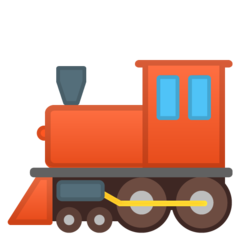 Google steam locomotive emoji image