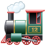 Whatsapp steam locomotive emoji image