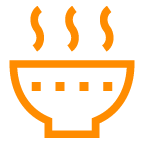 au by KDDI steaming bowl emoji image