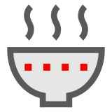Docomo steaming bowl emoji image