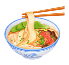 Huawei steaming bowl emoji image