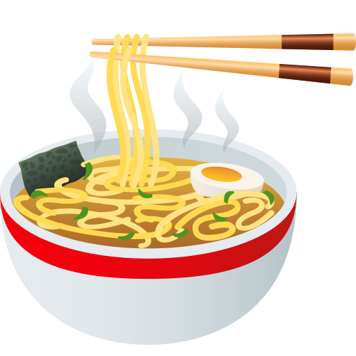 JoyPixels steaming bowl emoji image