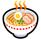 SoftBank steaming bowl emoji image