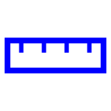 Docomo straight ruler emoji image