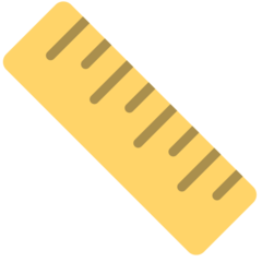 Mozilla straight ruler emoji image