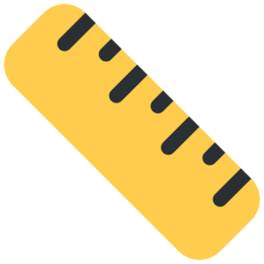 Twitter straight ruler emoji image