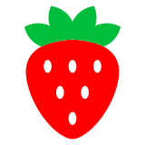 Docomo strawberry emoji image