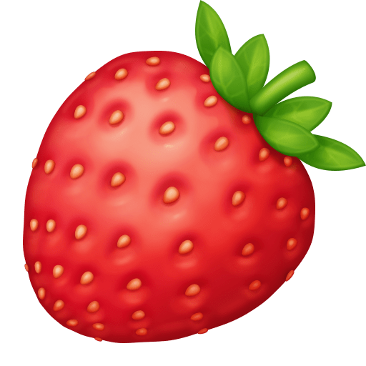 Facebook strawberry emoji image