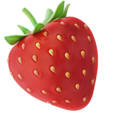 IOS/Apple strawberry emoji image