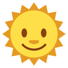 HTC sun with face emoji image