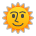 Sony Playstation sun with face emoji image