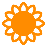 Docomo sunflower emoji image