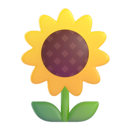 Microsoft Teams sunflower emoji image