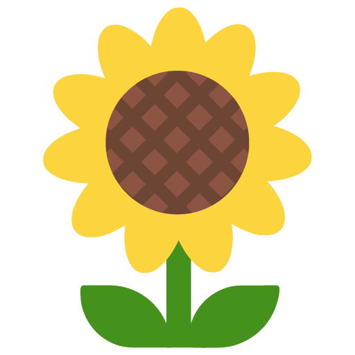 Microsoft sunflower emoji image