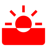 Docomo sunrise emoji image