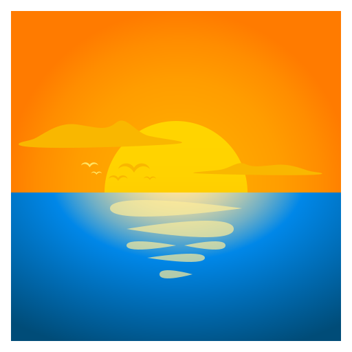 JoyPixels sunrise emoji image