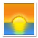 LG sunrise emoji image