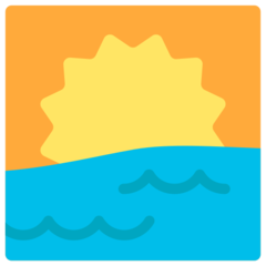 Mozilla sunrise emoji image