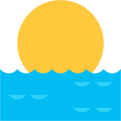 Skype sunrise emoji image