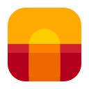 Toss sunrise emoji image