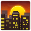 Samsung sunset over buildings emoji image