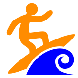 Docomo surfer emoji image
