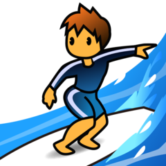 Emojidex surfer emoji image